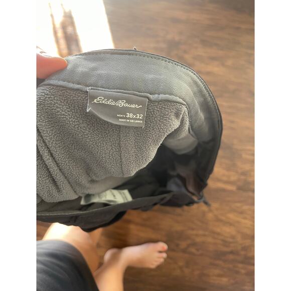 Eddie Bauer mens 38x32 fleece lined pants - Picture 2 of 4